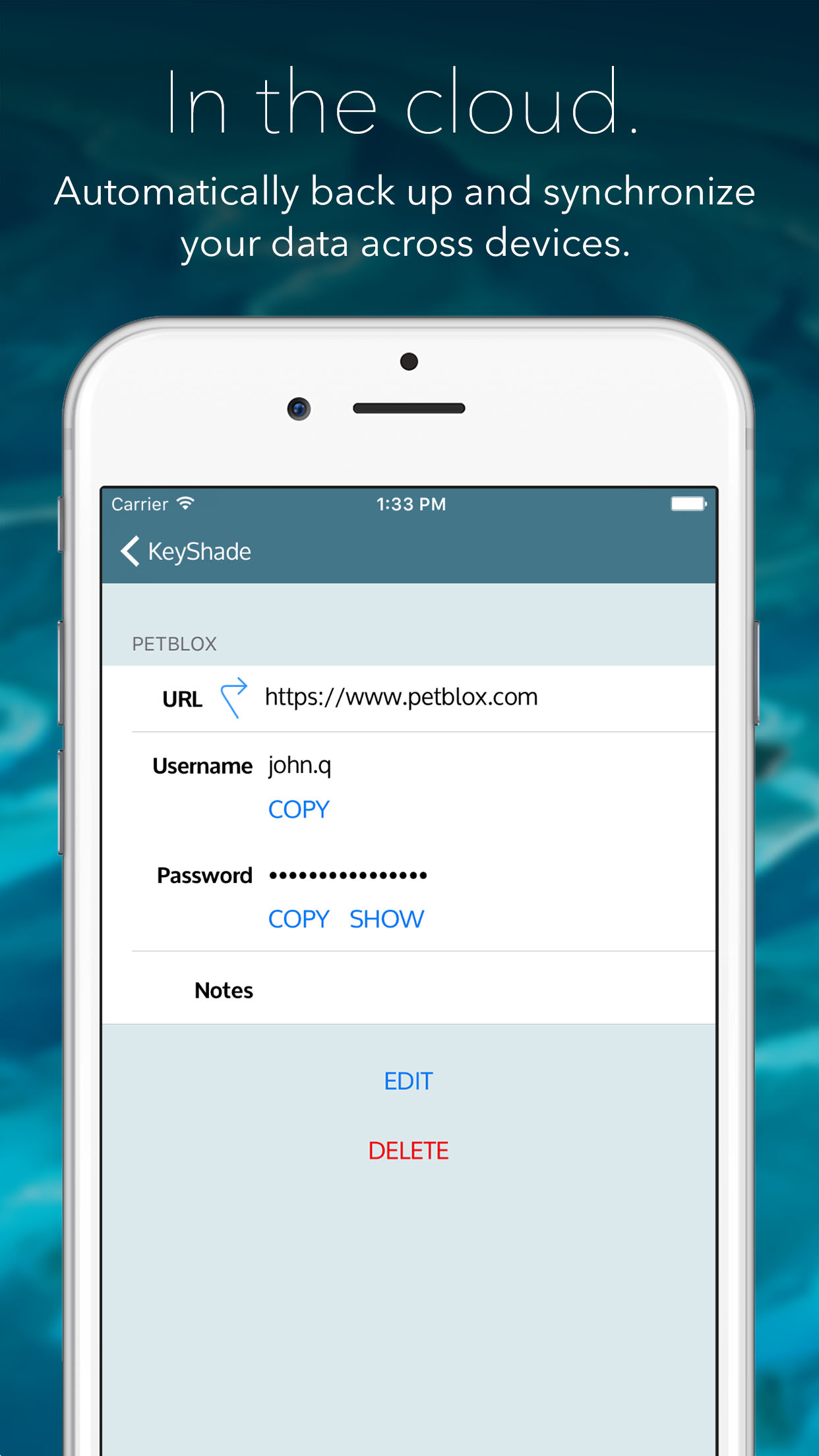 KeyShade iOS screenshot