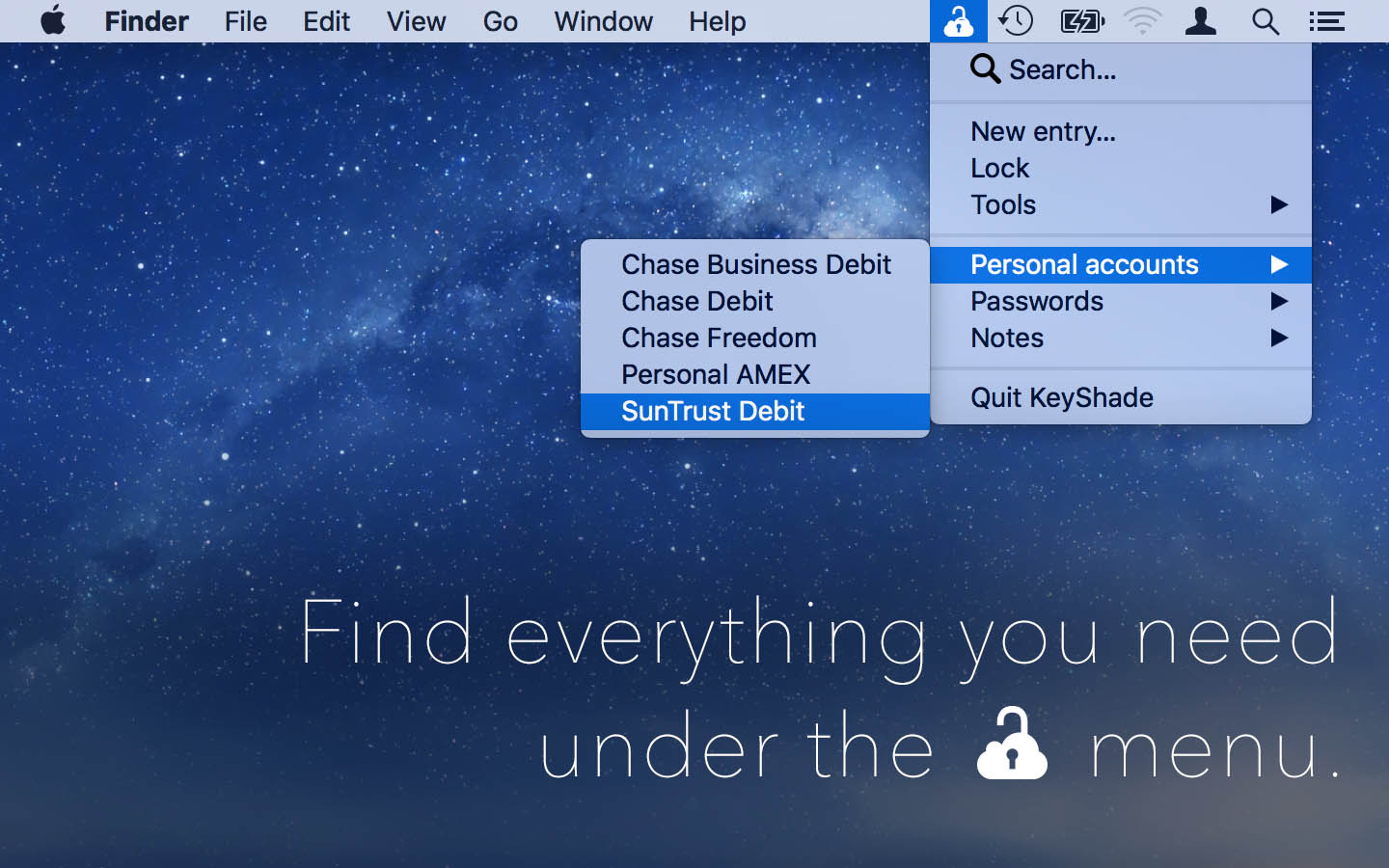 KeyShade Mac screenshot